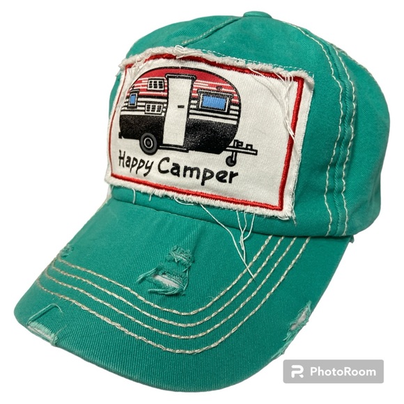 Happy Camper Sunshine & Rodeos Baseball Hat Cute! - Picture 5 of 7